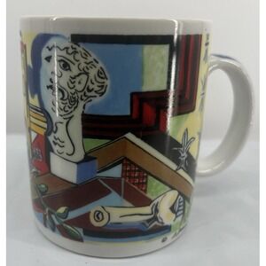 Chaleur Master Cubists Collection Picasso D Burrows Pierrot Harlequin Coffee Mug